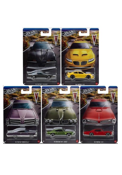 Hot Wheels Silver Series 70 Pontiac 5li Set