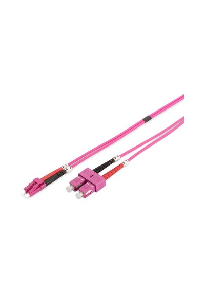 Digitus Dk-2532-01-4 1 Mt Lc-sc 50/125 Duplex Multimode Om4 Patch Cord Kablo