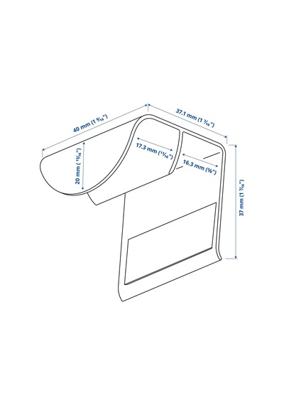 Ikea Bıllsbro Mobilya Kulpu 40 Mm Beyaz