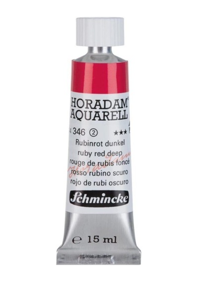Schmincke : Horadam Aquarell Artist Sulu Boya : 15 Ml Tüp : Seri 2 346 Ruby Red Deep