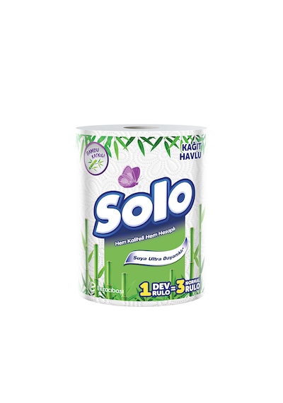 Solo Dev Rulo Bambu Kağıt Havlu 12'li