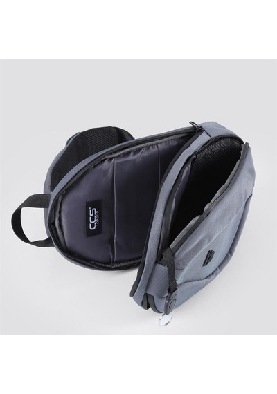 Ççs 31409 Tek Omuz Askılı Sırt Ve Göğüs Çantası Gri