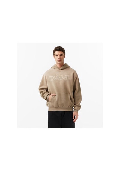 Karl Kani Retro Oversized Erkek Kahverengi Sweatshirt Km253-014-2 Kahverengi