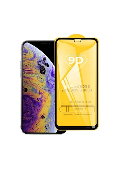 Ally İphone 11 Pro Max /xs Max 6.5 9d Full Glue Tempered Cam Ekran Koruyucu- 5775