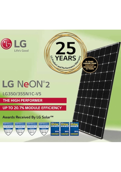 Lg Neon 2 3520 W Solar Panel