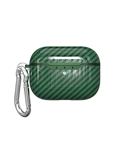 Ally Carbon Case Apple Uyumlu AirPods Pro Carbon Fiber Silikon Kilif 119943184 - Renk / Siyah