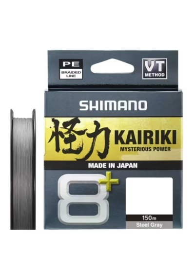 Shimano Kairiki 8+ 150m Steel Grey 0.13mm/8.3kg İp Misina