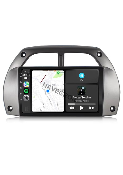 Toyota Rav4 2001-05 9" Uyumlu Androıd Multimedya Gerçek 2/32 Kablosuz Carplay Geri Görüş Kameralı 9"