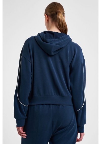 Lescon Kadın Fermuarlı Kapüşonlu Sweatshirt 25n-2113 Lacivert