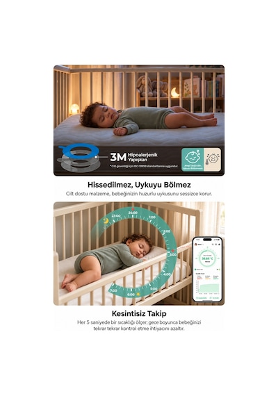 Ime-Dc Orkinos Feverguard Akıllı Sürekli Giyilebilir Ateş Ölçer Termometre