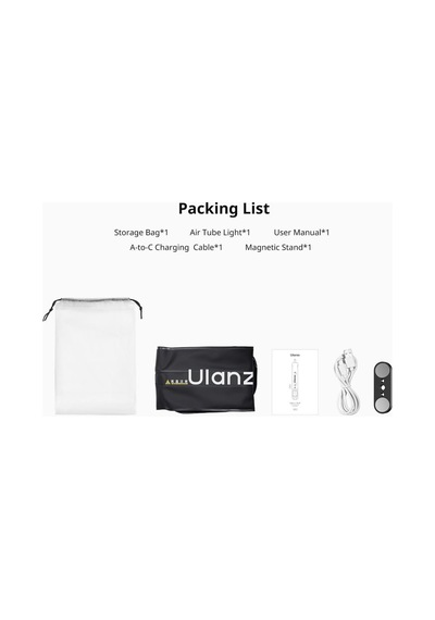 Ulanzi Ua20 Taşınabilir Air Tube Işık L110
