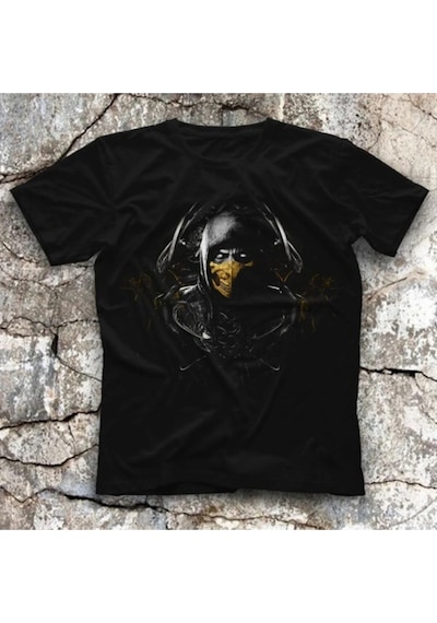 Startmore Mortal Kombat Siyah Unisex Tişört T-shirt Siyah