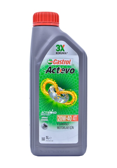 Castrol Actevo 4t 20w-40 4 Zamanlı Motosiklet Motor Yağı 1 Litre Jaso Ma2