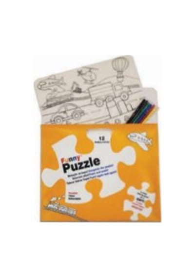 Funny Mat Washable Puzzle - Taşıtlar