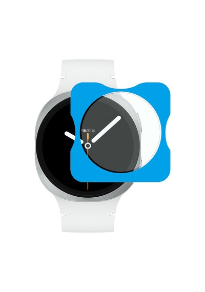 Novstrap Samsung Galaxy Watch 8 40mm İle Uyumlu Ekran Koruyucu 9h Temperli Cam Kolay Uygulama Aparat