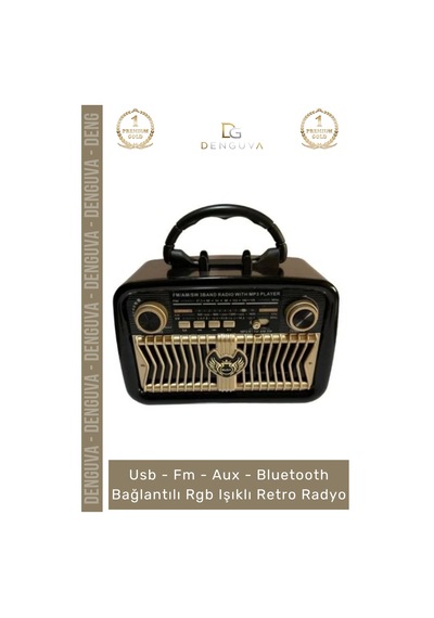 Radyo Everton Rt552 Bluetooth Nostalji Retro Usb Güçlü Şarjlı Radyo Mp3 Player Müzik Kutusu
