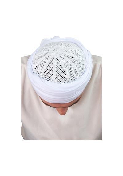 İhvanonline Dolama Sarık Bezi Beyaz Renk - 140 X 140 Cm Beyaz