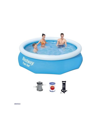 Büyük Şişme Havuz Seti Bw 502 57266 305 Cm 76 Cm Diğer