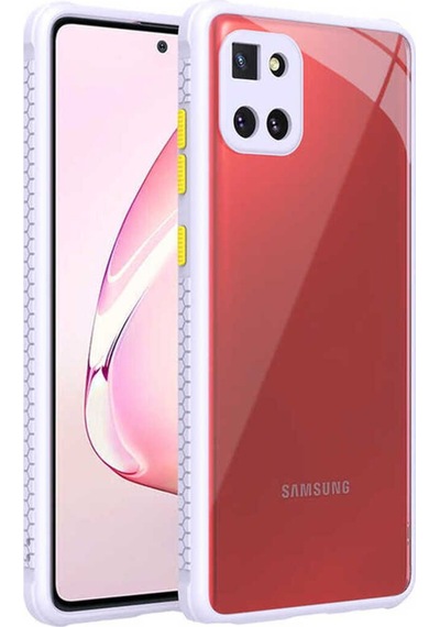 Samsung Uyumlu Galaxy A81 Note 10 Lite Kılıf Zore Kaff Kapak Mor