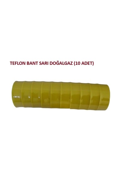 Teflon Bant Sarı Doğalgaz 10 Adet