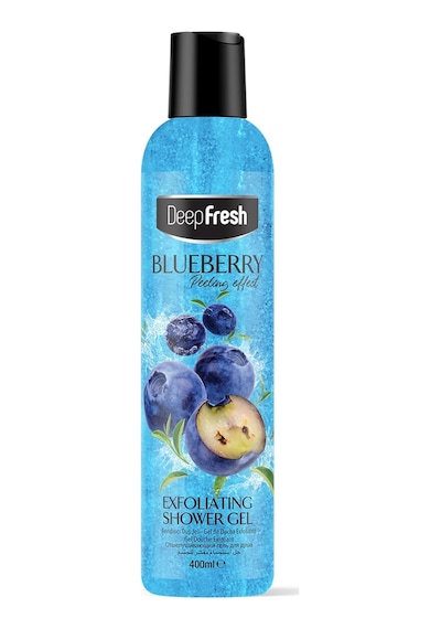 Peeling Etkili Arındırıcı Duş Jeli Yaban Mersini 400 Ml Açık Mavi
