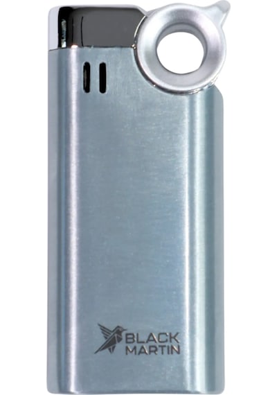 Black Martin Tek Torch Pürmüz Gümüş Puro Çakmağı - Tr9288