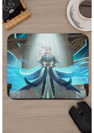 Neuvillette Genshin Impact Anime Gacha V4 - 22x18 Gaming Mouse Pad Fare Altlığı