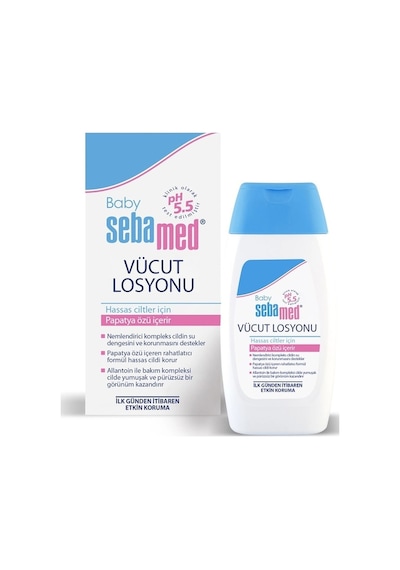 Sebamed Baby Yoğun Nemlendirici ve Rahatlatıcı Etkili ph 5.5 Bebek Vücut Bakım Losyonu 200 ML