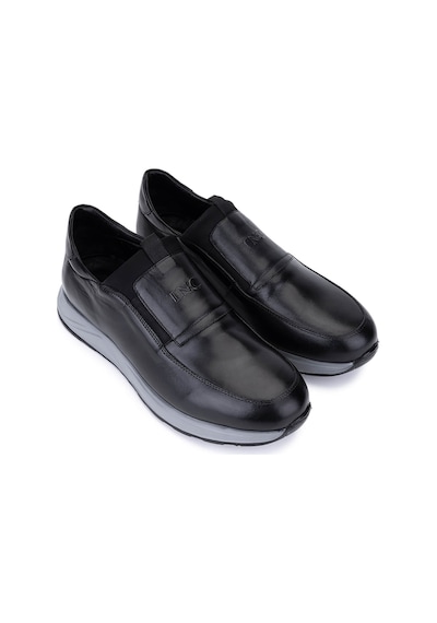 Tamer Tanca Erkek Hakiki Deri Siyah Sneakers & Spor Ayakkabı 537 3816 Erk Ayk Sk25-26 Sıyah Dr/str Siyah