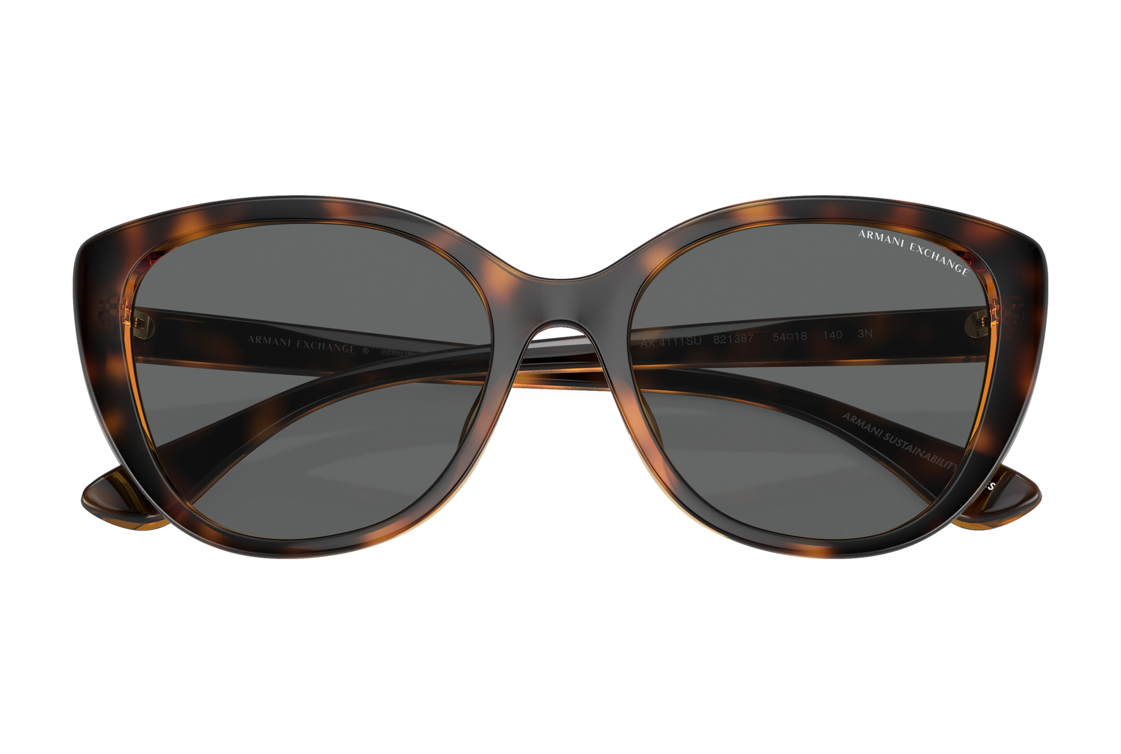Armani Exchange Güneş Gözlüğü Ax4111su 54 821387 Kahverengi