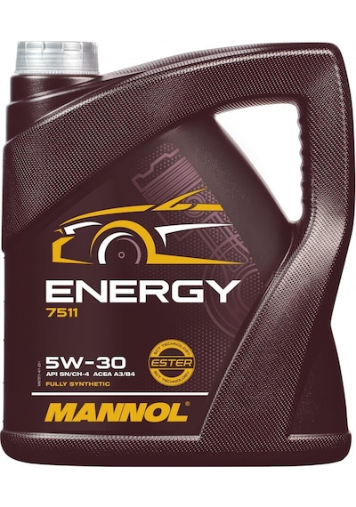 Mannol MN7511-4 Energy SAE 5W-30 Apı Sn/CH-4 Ace A3/B3 Motor Yağı