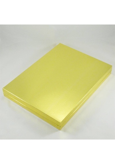 24 Bölmeli Madlen Çikolata Kutusu Gold Altın Renkli 6