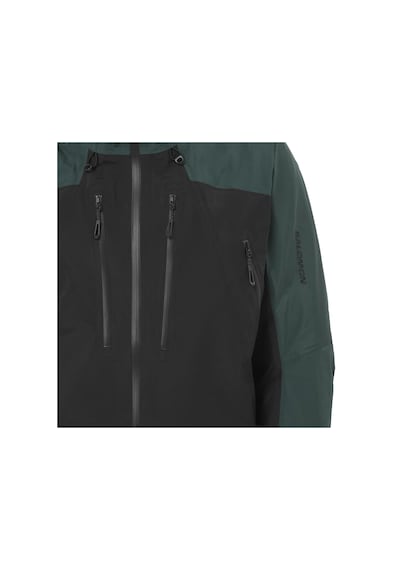 Salomon Salomon Scrambler Gore-tex Erkek Yeşil Kayak Ceketi 6348 Yeşil