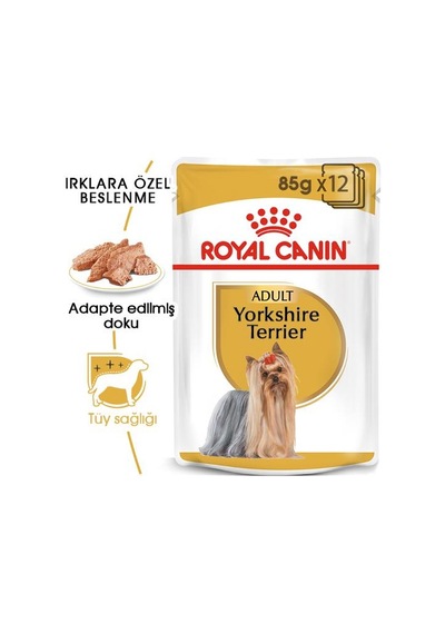Royal Canin Yorkshire Terrier Adult Pouch Yetişkin Köpekler İçin Konserve 85 Gr