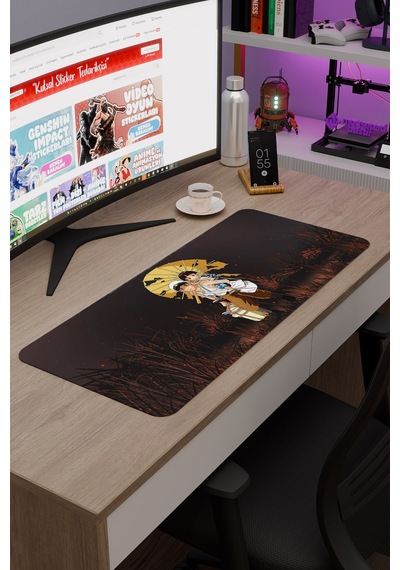 Ateşböceklerinin Mezarı Anime V5 - 70x30 Xl Gaming Kauçuk Kaymaz Taban Mouse Pad Fare Altlığı