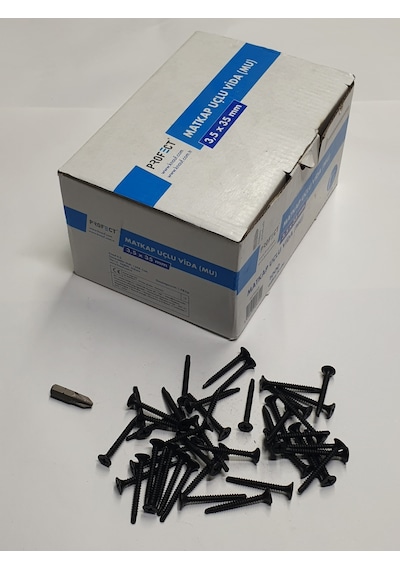 Knauf Profect Matkap Uçlu Alçıpan Vidası 3,5x35mm 3,5 x 25