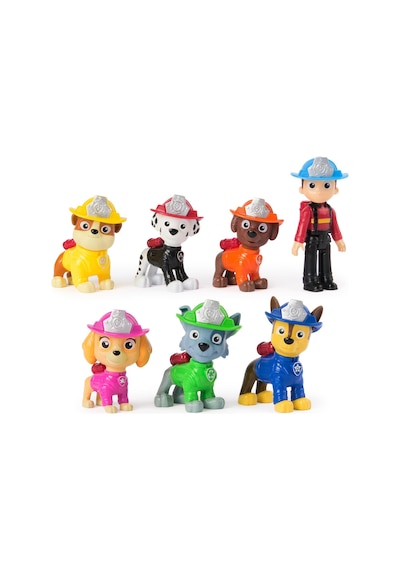 Paw Patrol Fire Rescue 7 Li Figür Seti Ryder+chase+marshall+skye+rubble+rocky+zuma
