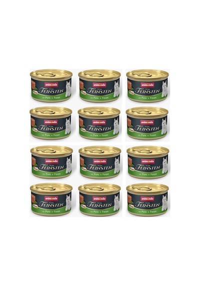 Animonda Vom Feinsten Hindi Ve Sülün Etli Yetişkin Kedi Konsevesi 85 G X 12 Adet