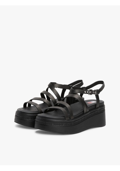 Tommy Hilfiger Kadın Siyah Sandalet En0en02756 Bds
