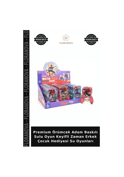 Premium Örümcek Adam Baskılı Sulu Oyun Keyifli Zaman Erkek Çocuk Hediyesi Su Oyunları