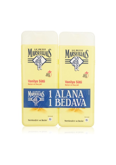 Le Petit Marseillais Vanilya Sütü Duş Jeli 400 Ml X 2 Adet