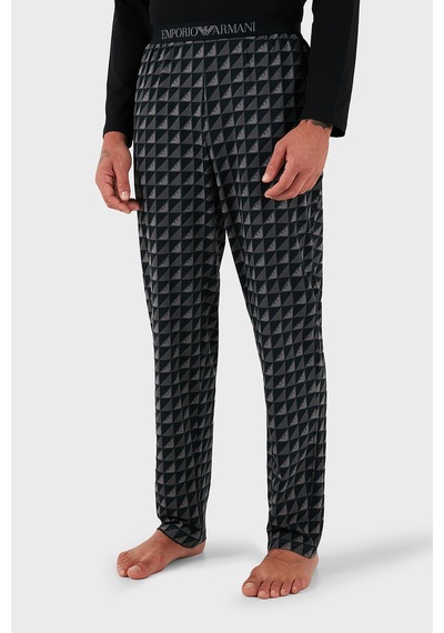 Emporio Armani Erkek Pijama Takımı Em000611 Af14994 Mc273 Siyah Siyah