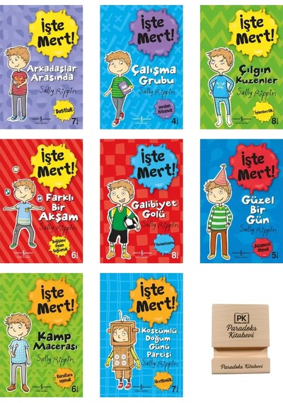 İş Bankası 7-12 Yaş İşte Mert Serisi 8li Set + Telefon Standı