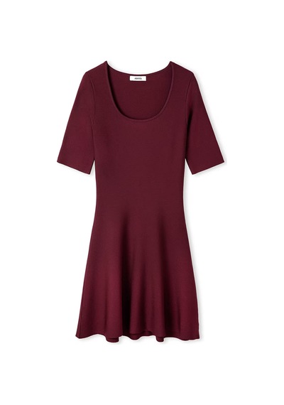 İpekyol A Kesim Triko Bordo Kadın Elbise Iw6250002093 Bordo