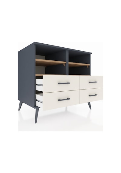 Kronos Şifonyer 4 Raflı 4 Çekmeceli 88x59x80 Antrasit-çam/aytaşı Çam/aytaşı Kronos Şifonyer 4 Raflı 4 Çekmeceli 88x59x80 Antrasit-çam/aytaşı Çam/aytaşı