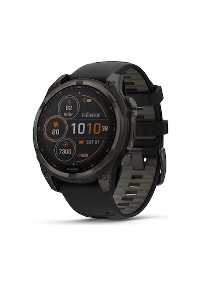 Garmin Fenix 8 - 47 MM Solar Sapphire DLC Titanyum Akıllı Saat (Distribütör Garantili)