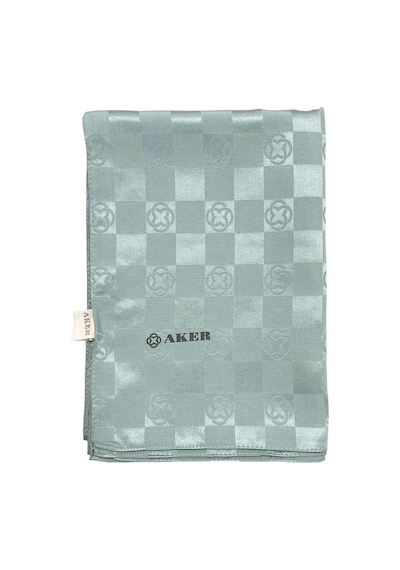 Aker Monogram Dama Şal - Gümüş Mavi 971 - Kadın