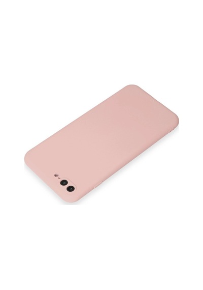 Apple iPhone Uyumlu   7 Plus Kılıf First Silikon - Rose Gold