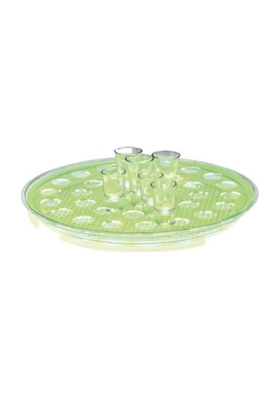 42 Cm Yuvarlak Polycarbonat Tepsili, 35'li Şat Servisi Diğer