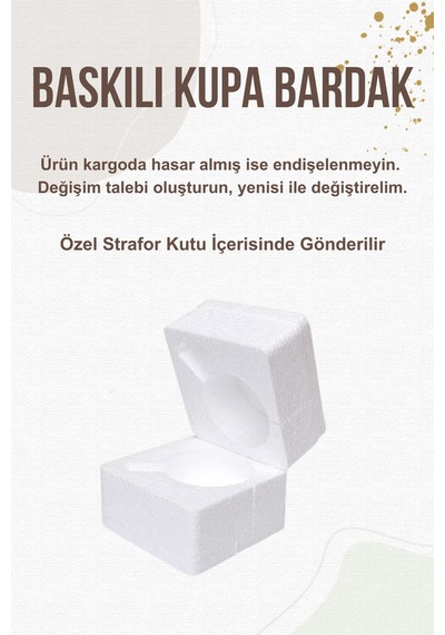 Senin Ruh Halin Hangisi Ruh Hali Baskılı Kupa Bardak Beyaz